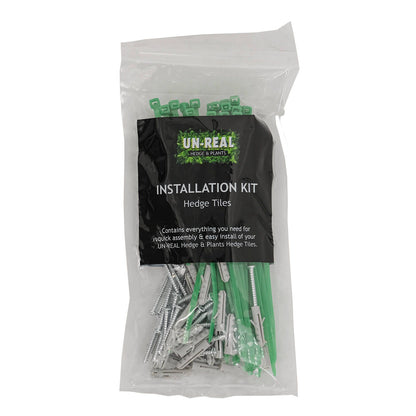 Un Real Hedge Tile Installation Kit - 25cm