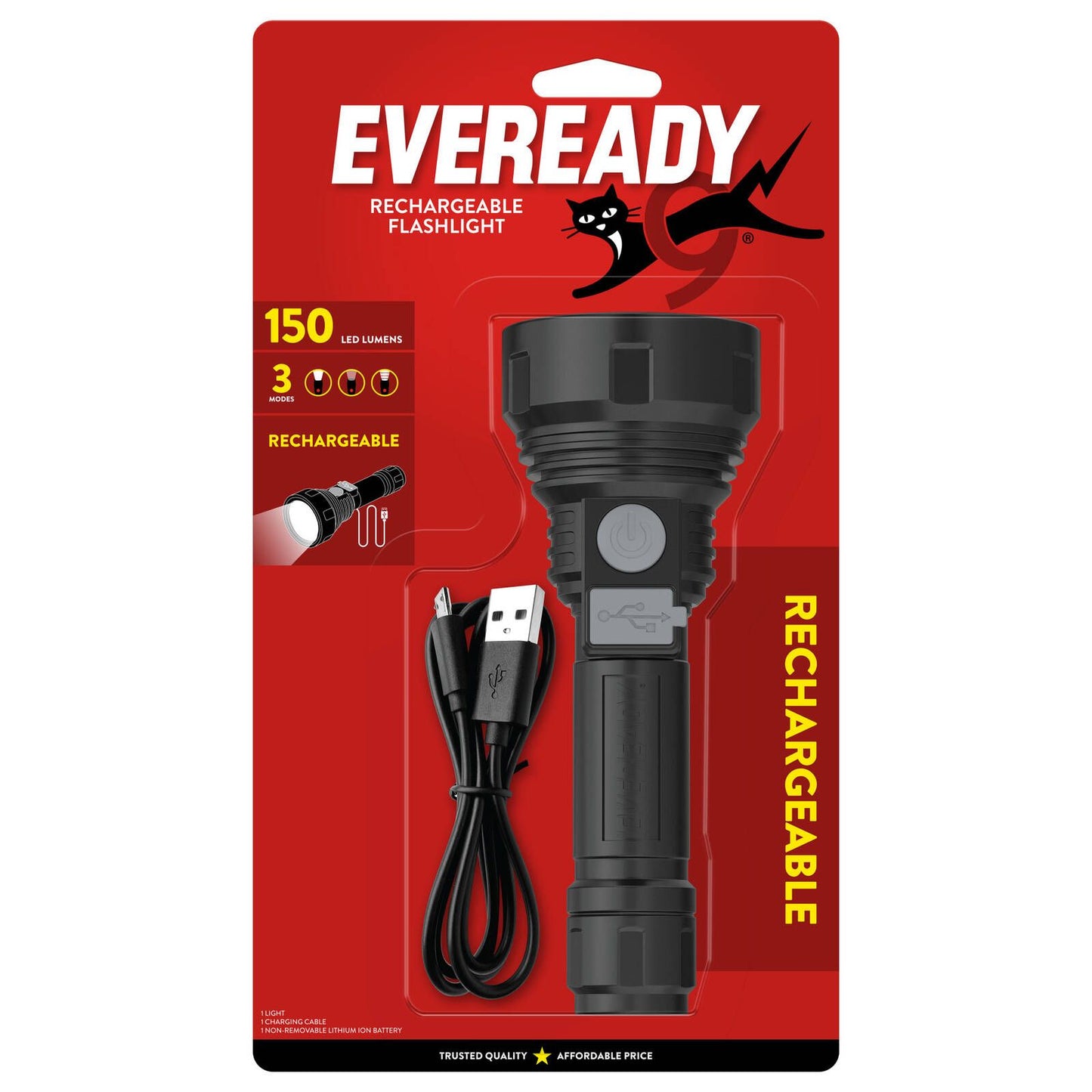 Eveready Rechargeable Torch - 150 Lumen