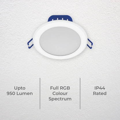 Deta Smart LED Downlight - 10W - 4 Pack - 950lm - RGB CCT