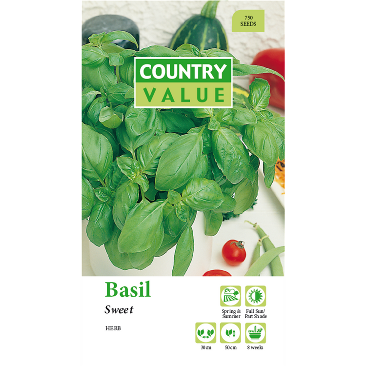 Country Value Basil Seeds - 75mm
