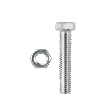 Pinnacle Hex Head Bolts and Nuts - M6 x 40mm - 6 Pack