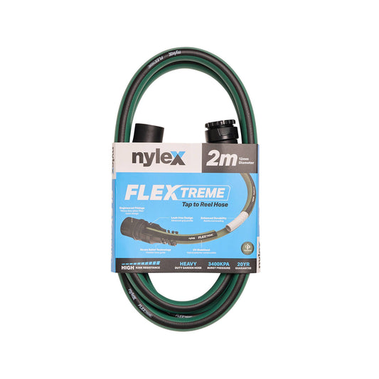 Nylex Flextreme Tap to Reel Hose - 2m - Green