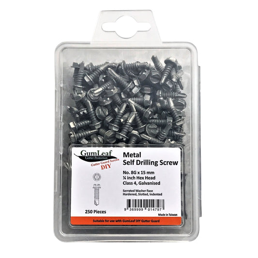 Gumleaf Metal Self Drilling Screw - 8g x 15mm - 250 Pack