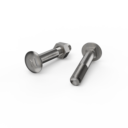 Zenith Stainless Steel 304 Cup Head Bolts - M10 x 60mm - 12 Pack