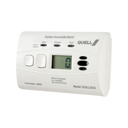 Quell Carbon Monoxide Alarm - 195 x 290mm - White - 10 Year