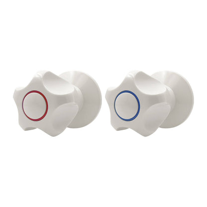 Shaw Mason Ivory Wall Top Assembly with Handles - 2 Pack - 65mm x 65mm x 105mm - Easy Installation