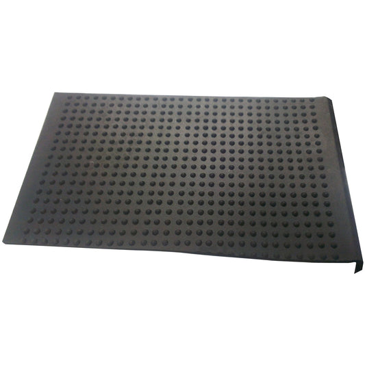 Ideal Black Rubber Stair Tread - 25x75cm