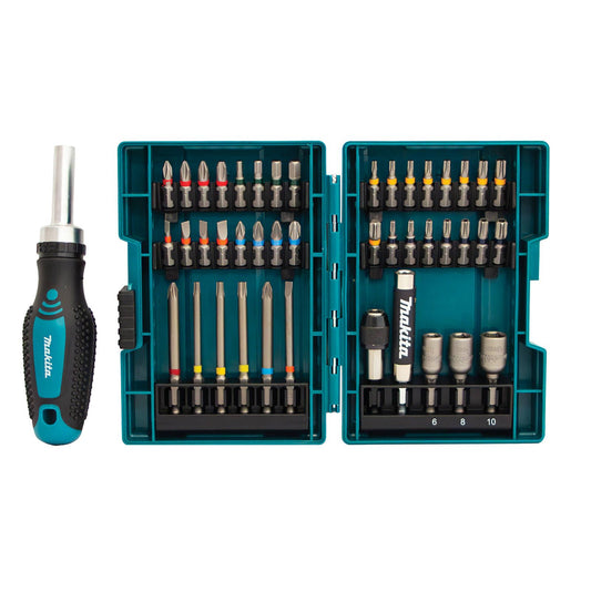 Makita Screwdriver Bit Set - 43 Piece - 160 x 190 x 50mm