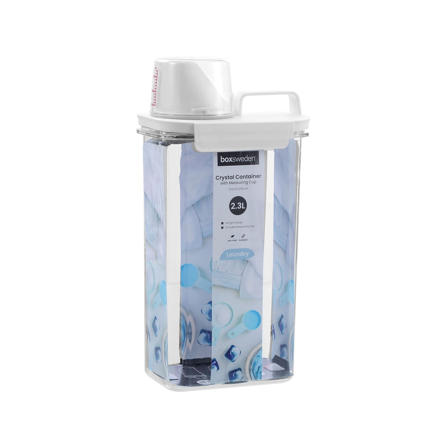 Boxsweden Large Crystal Laundry Container - 2.3L
