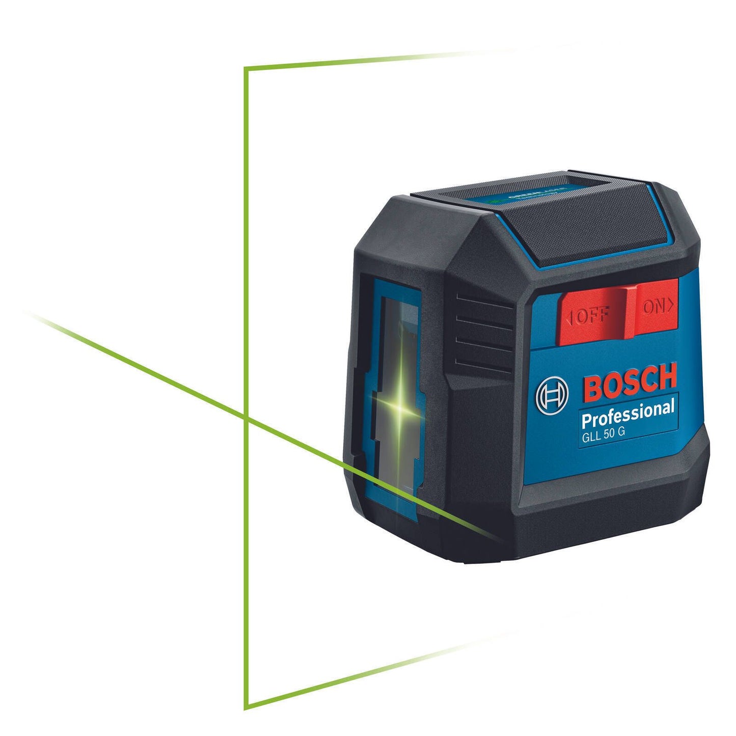 Bosch Professional Green Crossline Laser - 110 x 84 x 195mm