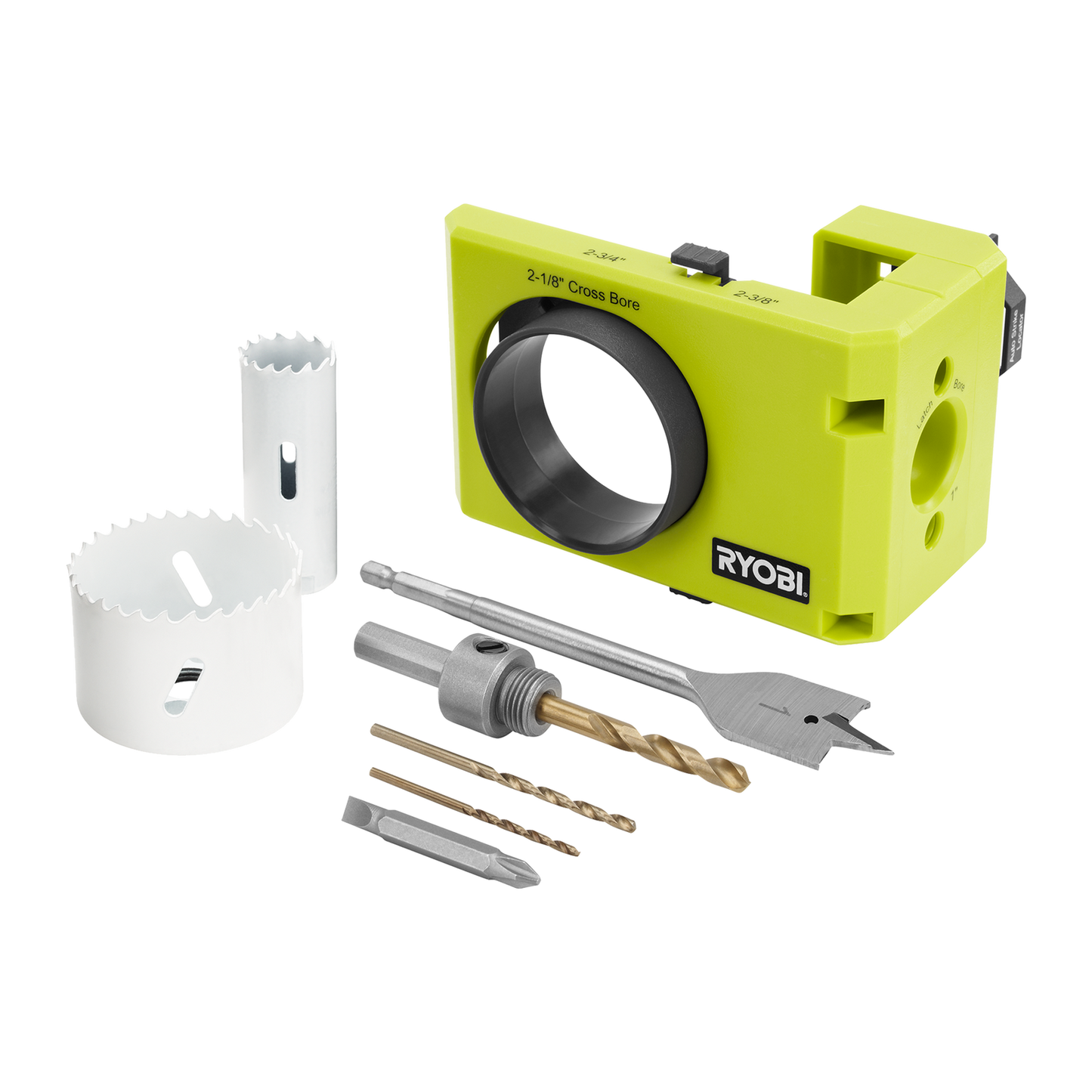 Ryobi Wood and Metal Door Lock Kit - 25mm & 51mm