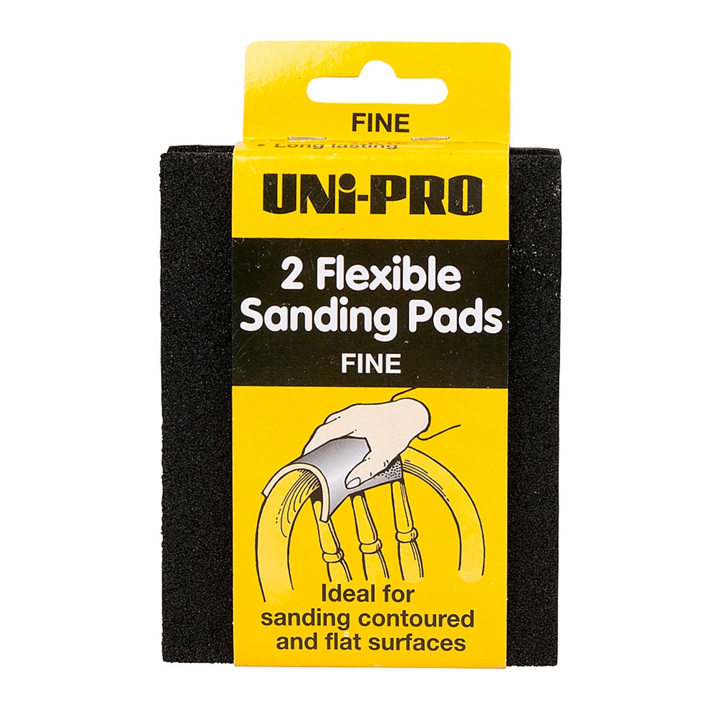 Uni Pro Flexible Sanding Pad - Fine - 2 Pack