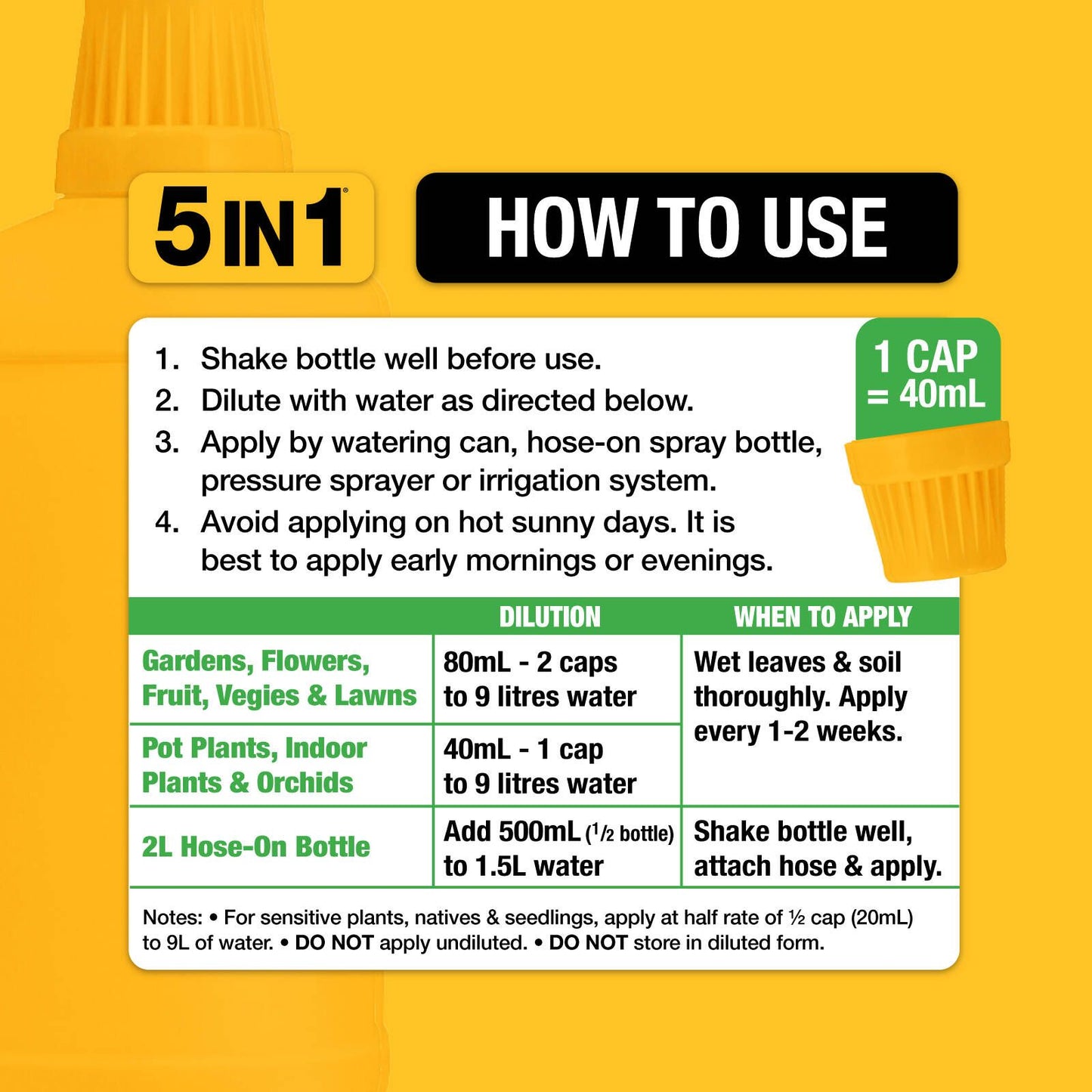 Searles 5 in 1 Organic Liquid Fertiliser - 1L