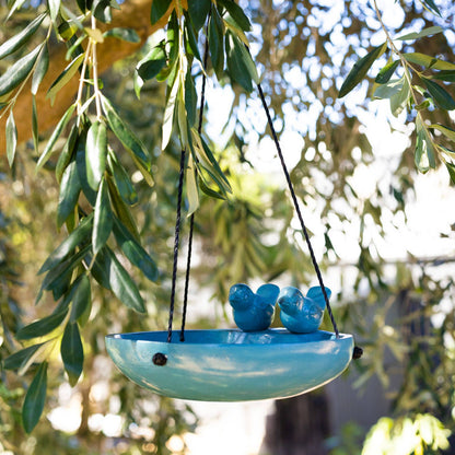 Northcote Pottery Seville Bird Feeder - 31 x 12cm - Teal