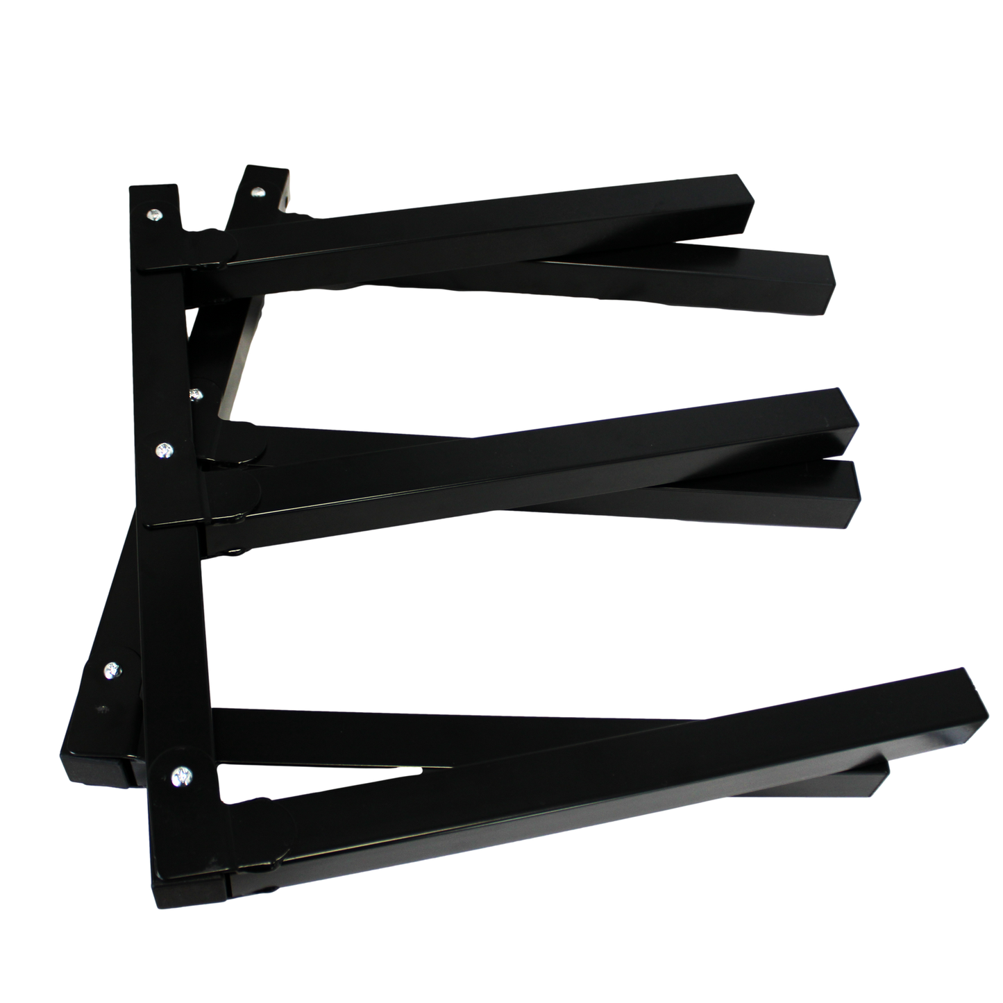 Storease Wall Storage System Utility Racks - 265 x 75 x 450mm - Black - 2 Pack