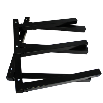 Storease Wall Storage System Utility Racks - 265 x 75 x 450mm - Black - 2 Pack