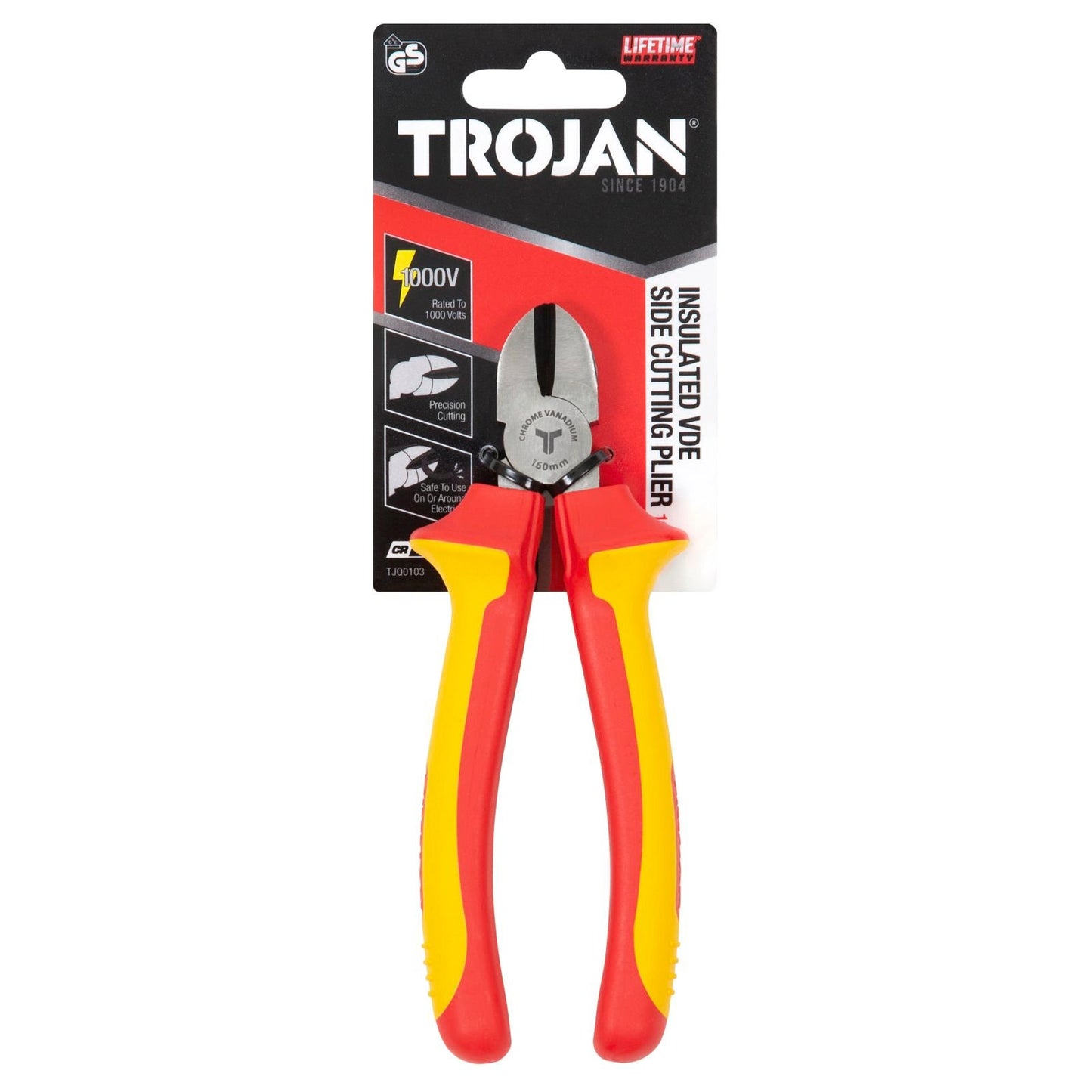 Trojan VDE Side Cutting Plier - 160mm