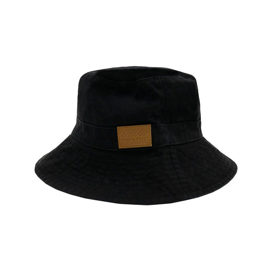 Tradie Black Bucket Hat