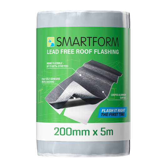 Smartform Lead Grey Flashing - 200mm x 5m