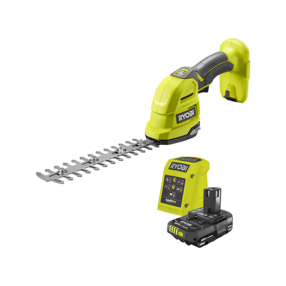 Ryobi 18V ONE+ 2.0Ah 217mm Hedge Grass Shears Kit - R18HTR132