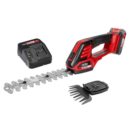 Ozito PXC 18V 2.5Ah 200mm Hedge Grass Shear Kit - PGSK-2518