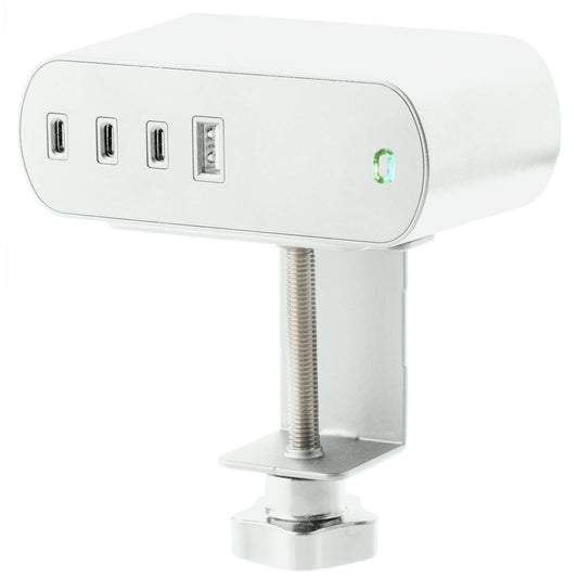 Arlec 2 Outlet White Fast Charging USB Powerboard with Desktop Clamp PB2TC-20W