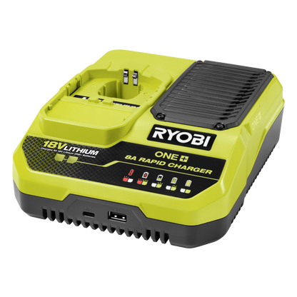 Ryobi ONE+ Rapid Charger - 8A - 160 x 65 x 210mm
