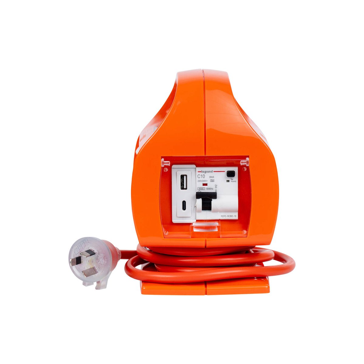 HPM Portable Powerboard - 150mm x 190mm - Plastic - USB Type A & C