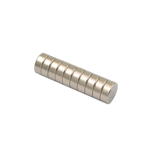 Everhang 8mm Rare Earth Disc Magnet - Neodymium - 10 Pack - Strong