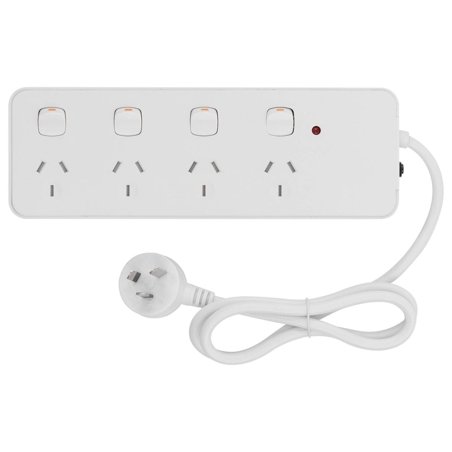 Click Surge Powerboard - 4 Outlet - 80 x 240mm