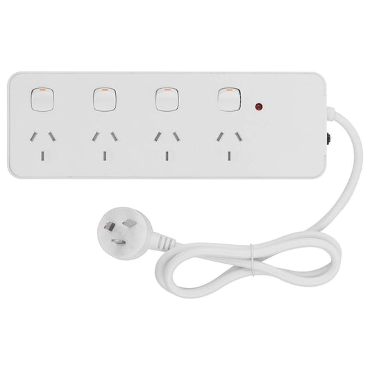 Click 4 Outlet Surge Powerboard