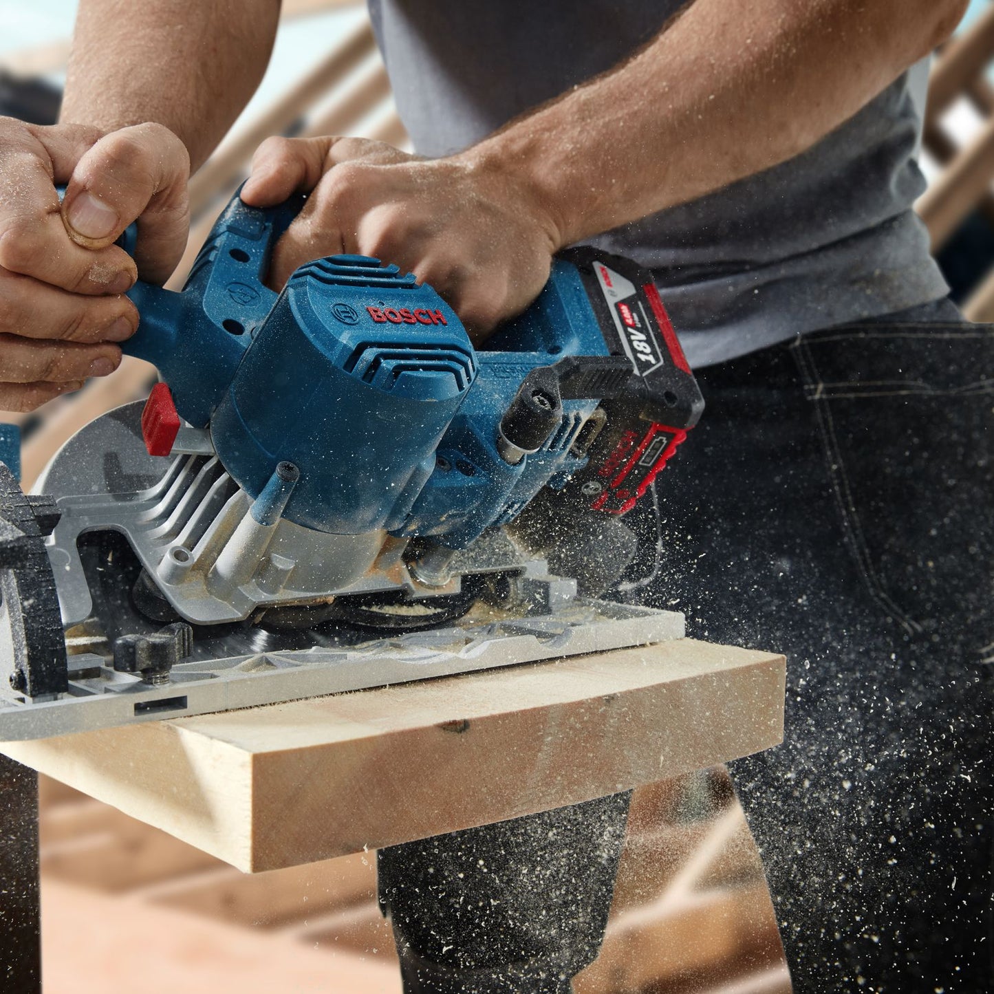 Bosch Circular Saw - 18V - 165mm - 5.0Ah Kit