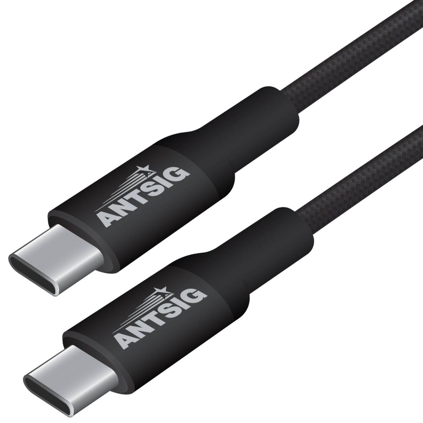 Antsig 100W USB-C to USB-C Cable - 1m - Black