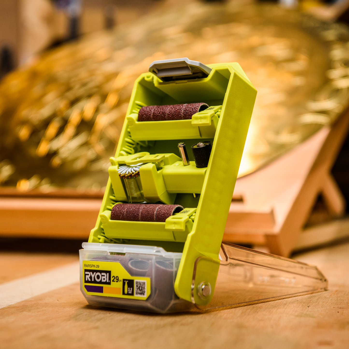 Ryobi Polishing and Sanding Set - 38mm - 29 Piece