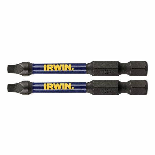 Irwin Impact Pro Performance Bits 57mm SQ3 2 Pack