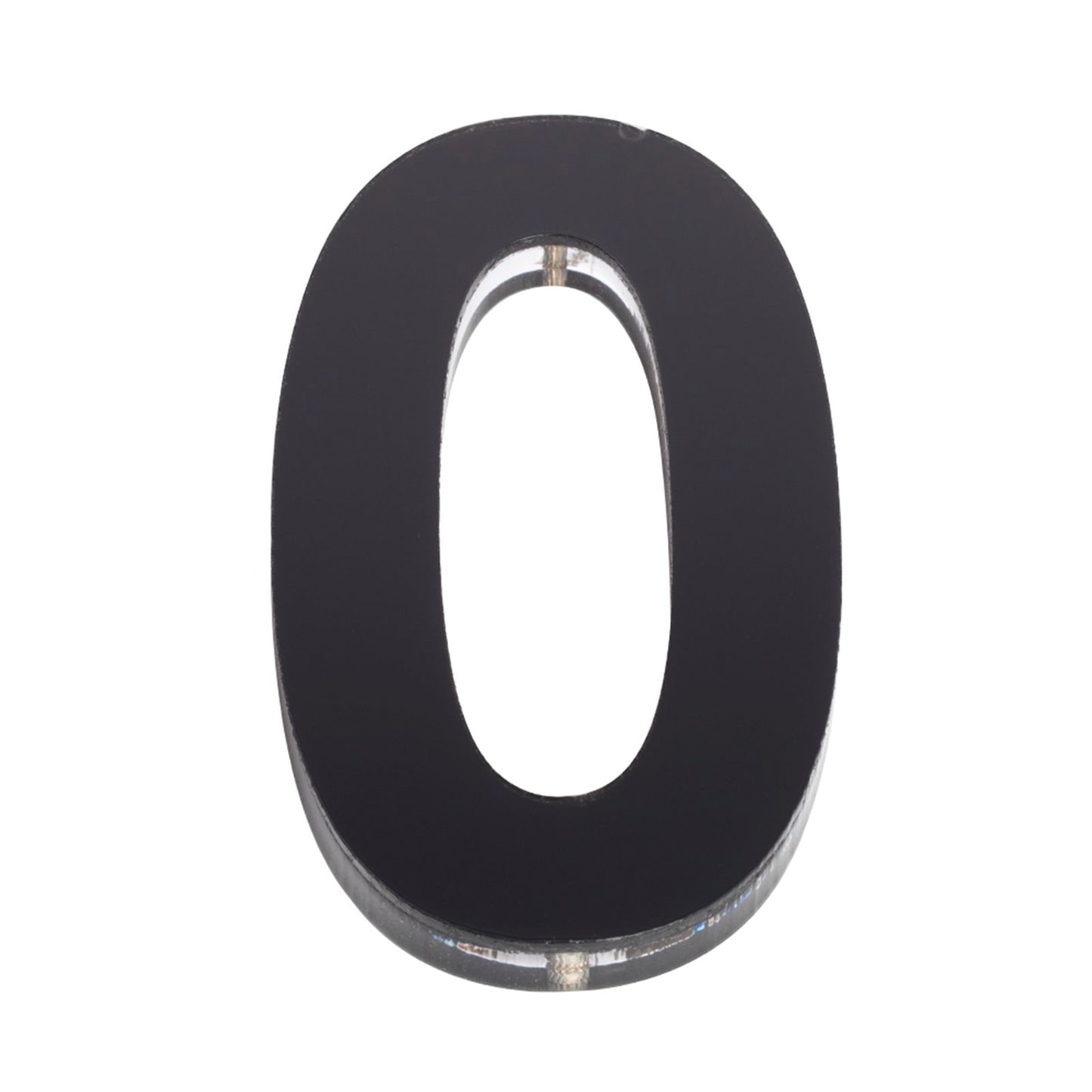 Sandleford Black Acrylic House Number 0 - 120mm