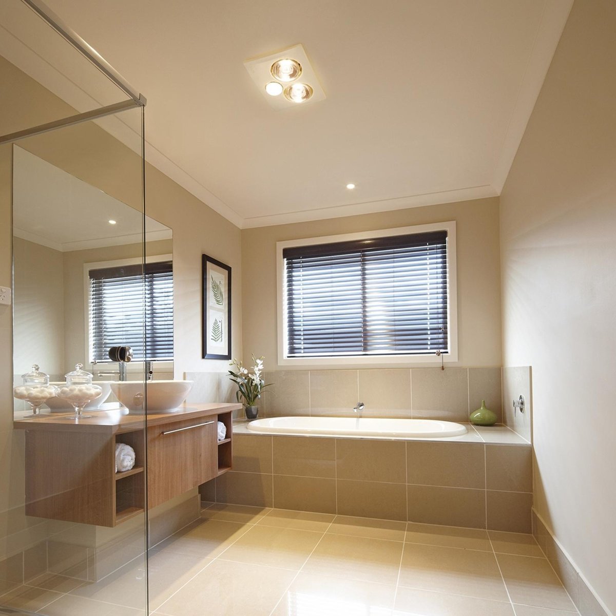 IXL Tastic Eco Triumph 3 in 1 Bathroom Heat Fan Light