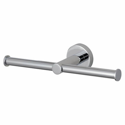 Mondella Chrome Resonance Double Toilet Roll Holder - 245mm x 54mm x 80mm - Chrome