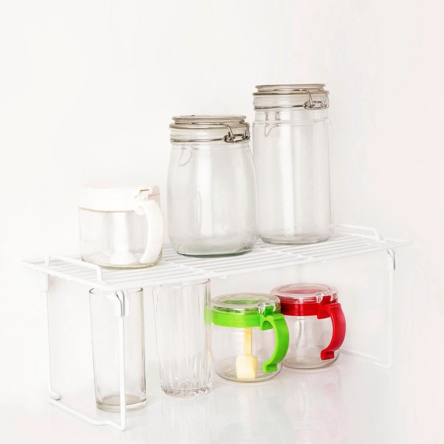 Practa Solutions Large Shelf Stacker - White - 5kg