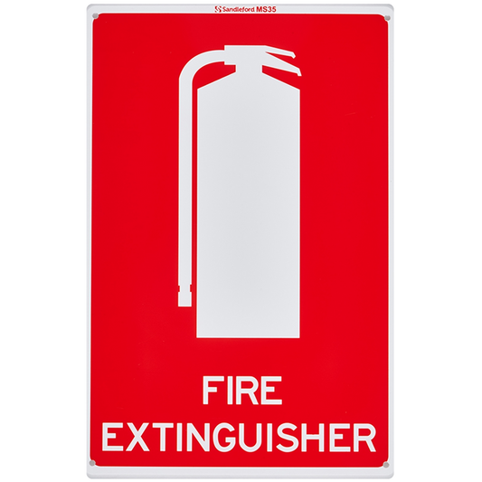 Sandleford Fire Extinguisher Sign - 300 x 225mm
