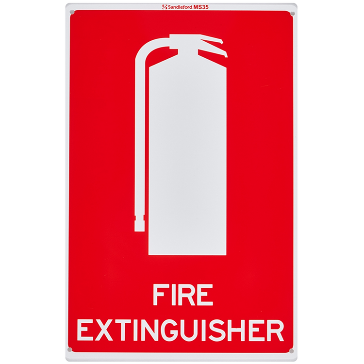 Sandleford Fire Extinguisher Sign - 300 x 225mm