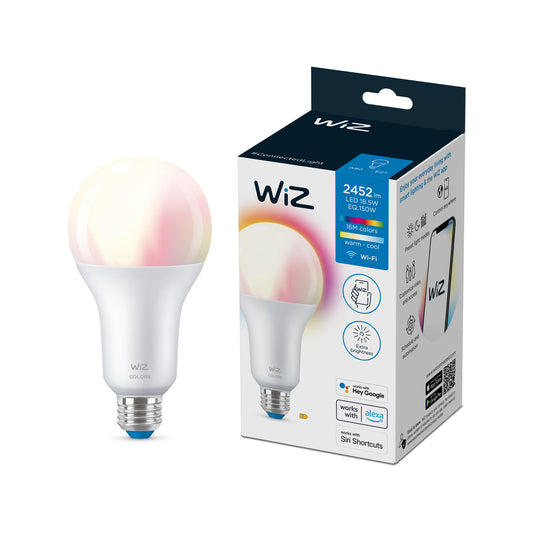 WIZ A80 E27 Smart Globe - 2452Lm - Colour - 18.5W