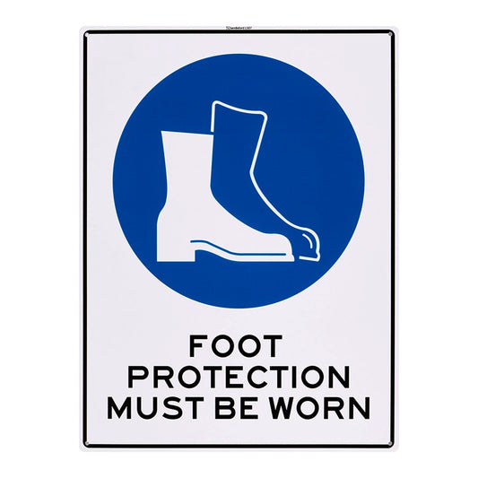 Sandleford Foot Protection Must Be Worn Sign - 450 x 600mm