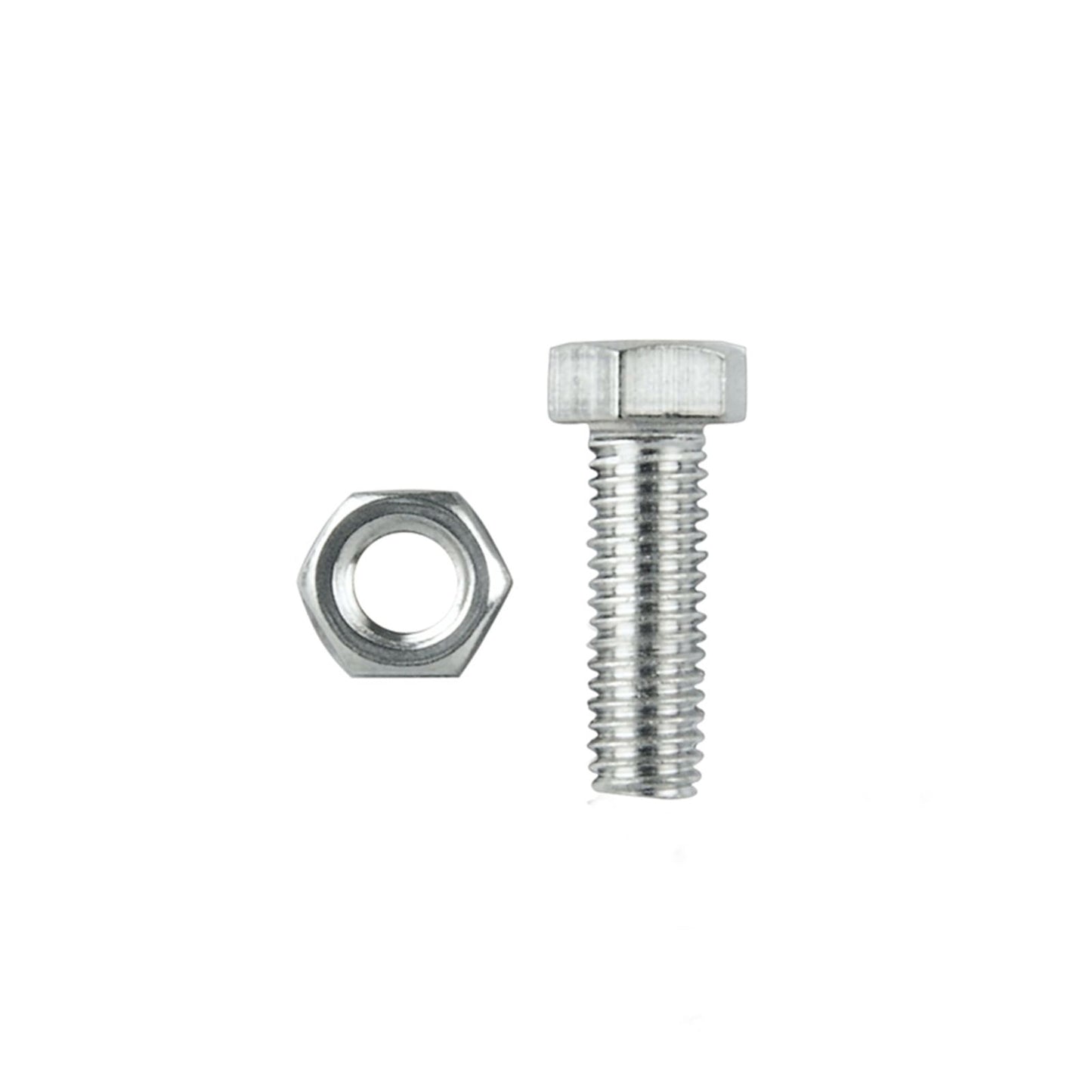 Pinnacle Stainless Steel Hex Head Bolts and Nuts - M8 x 25mm - 6 Pack