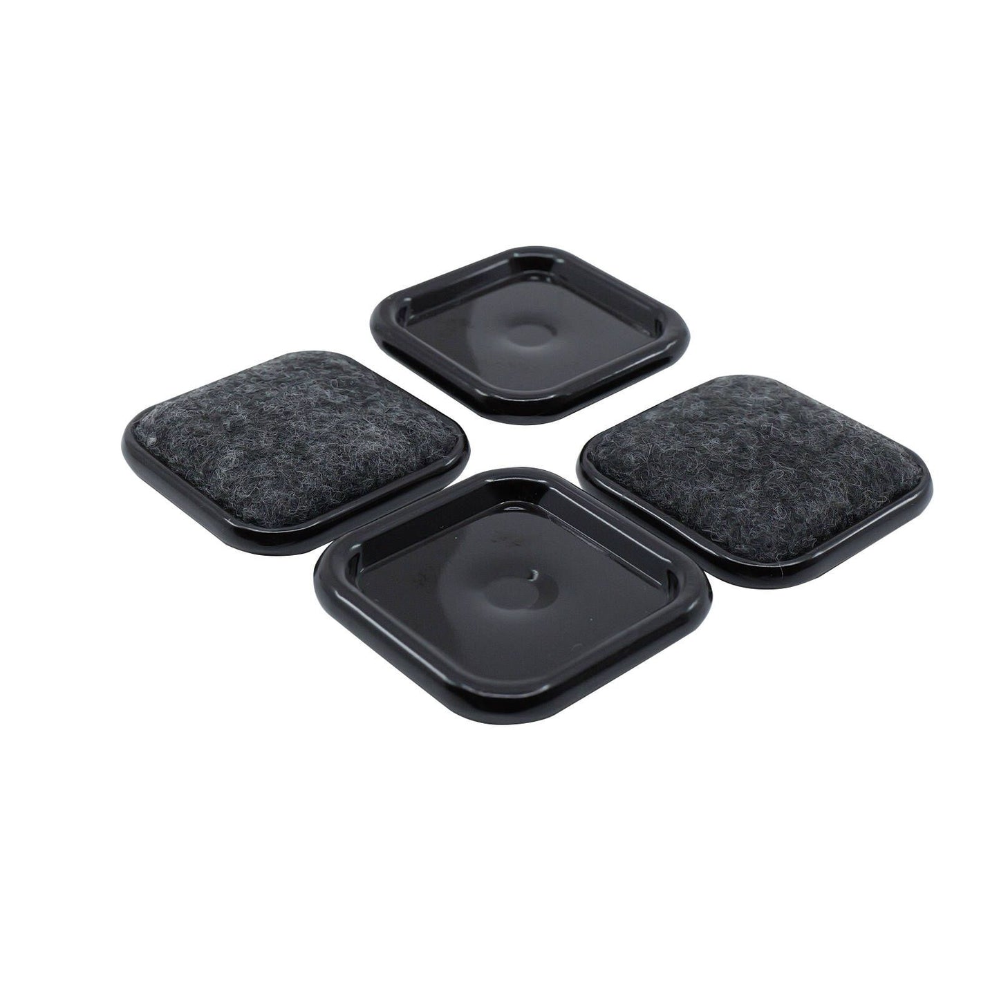 Surface Gard Square Carpet Castor Cup - 38 x 38mm - 4 Pack