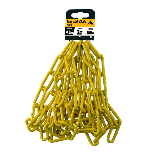 Pinnacle Long Link Chain - 4.8mm x 3m - Yellow - 189kg