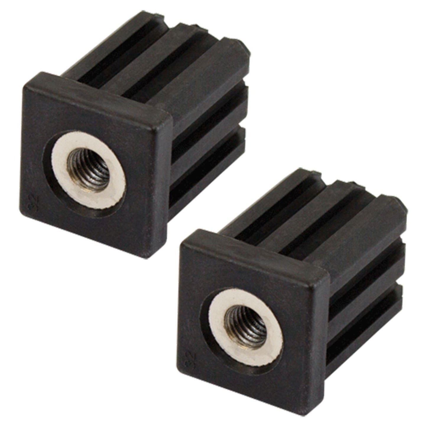 Richmond Square Threaded Tube Insert - 32mm x M10 - 2 Pack