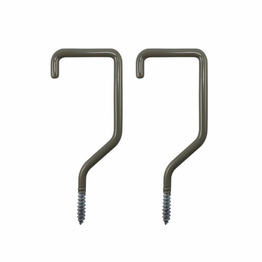 Everhang Handy Storage Hooks - 152mm x 60mm - Steel PVC Coated - 2 Pack