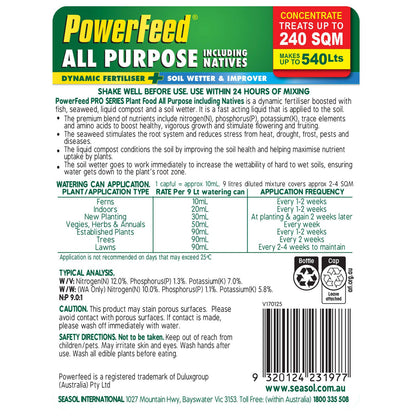 PowerFeed Liquid Fertiliser - 1.2L