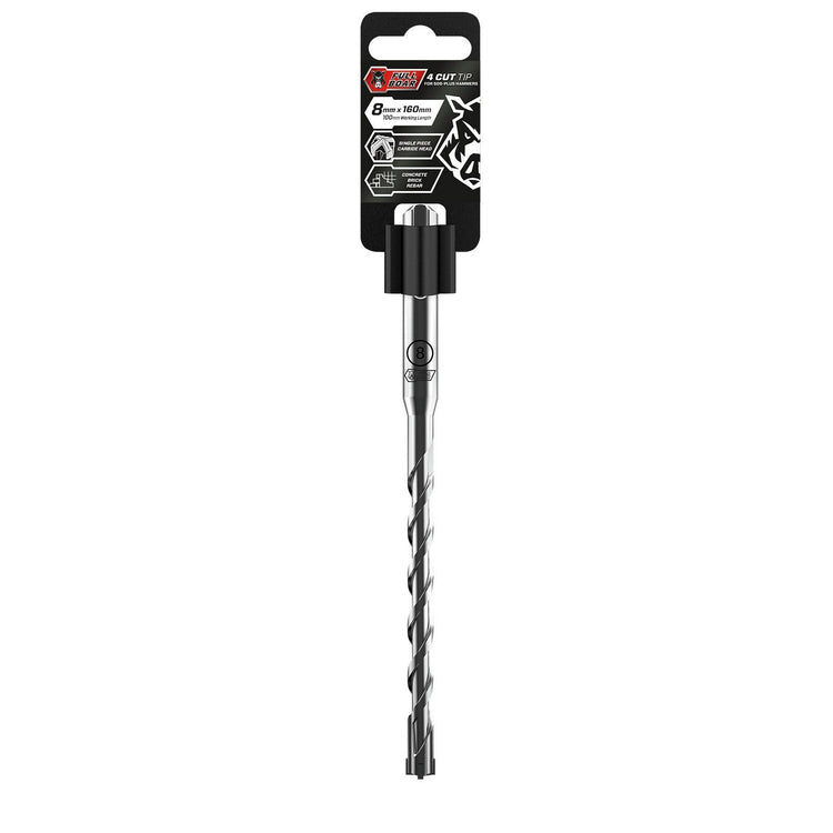 Full Boar 4 Cut Tip Drill Bit 8x160mm